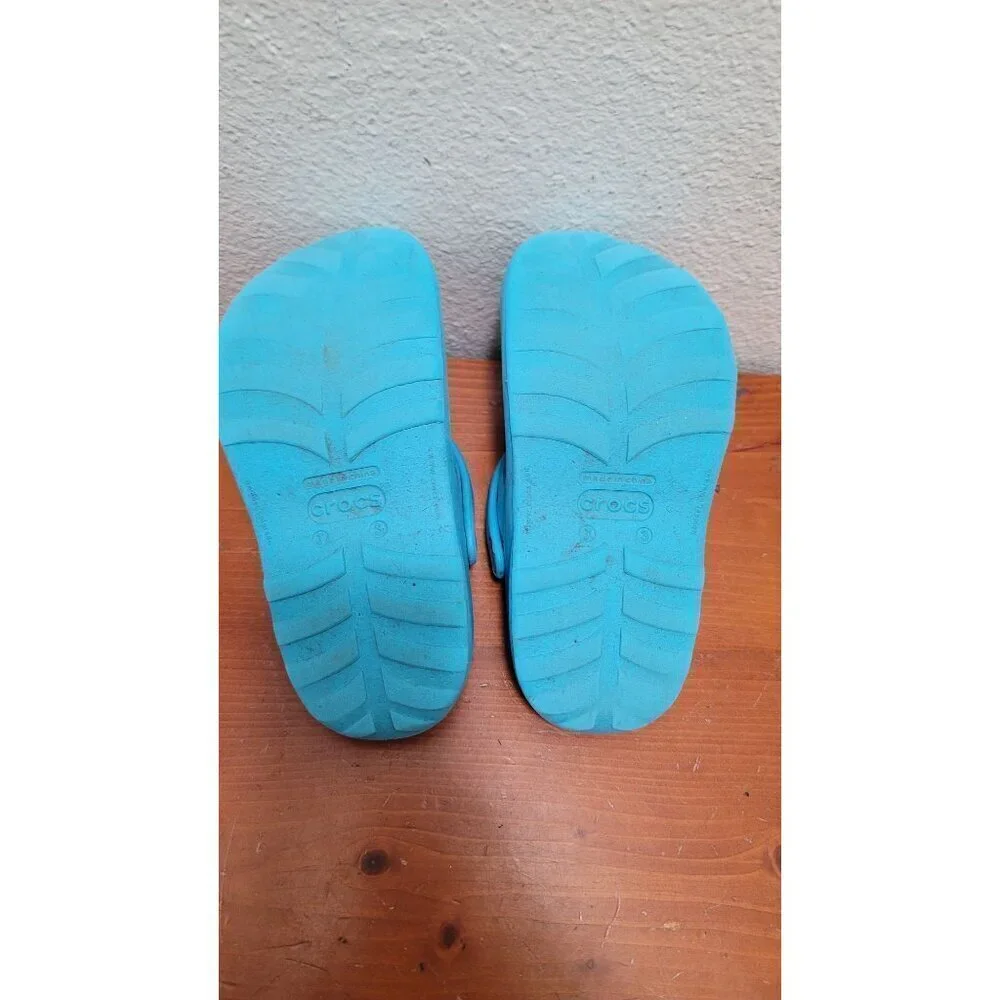 Crocs Youth J3 Aqua Dinosaur‎ Clogs Heel Strap Casual Relax